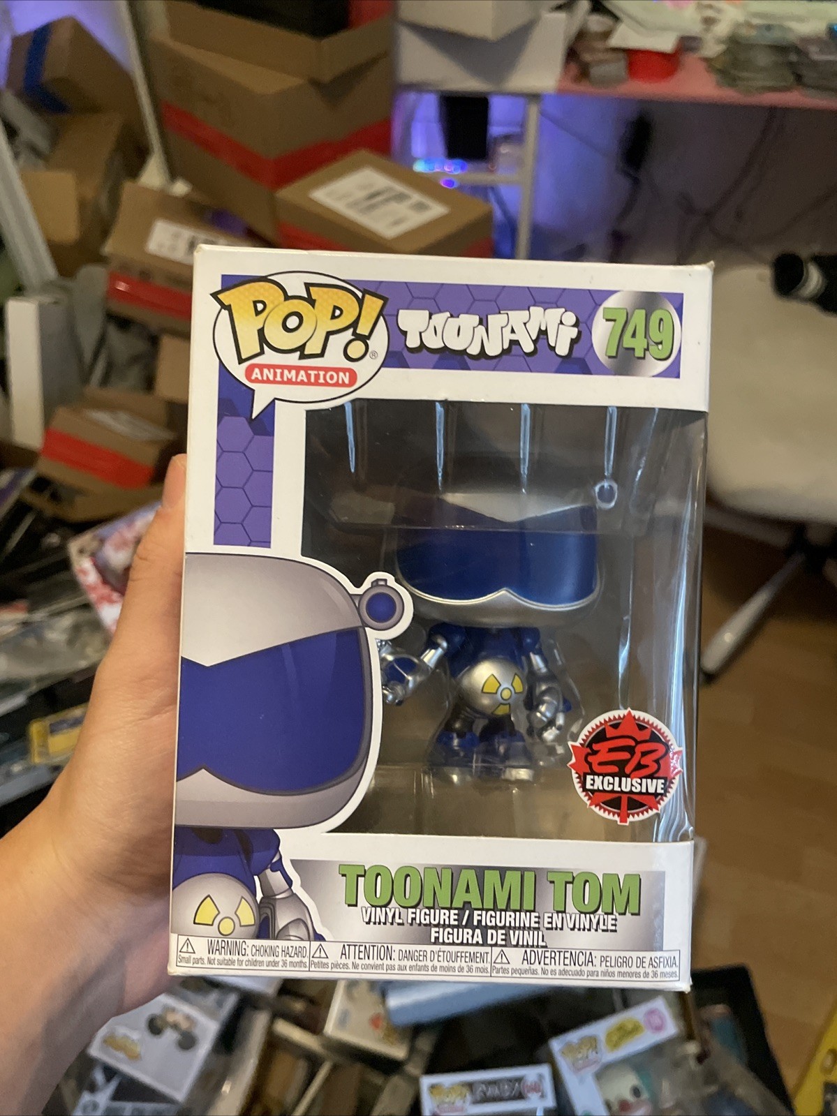 FUNKO POP ANIMATION TOONAMI TOM EB EXCLUSIVE #749 -NEW-