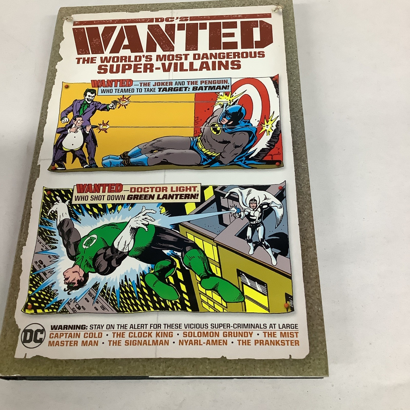 DC's Wanted: The World's Most Dangerous Supervillains Hardcover Dust Jacket