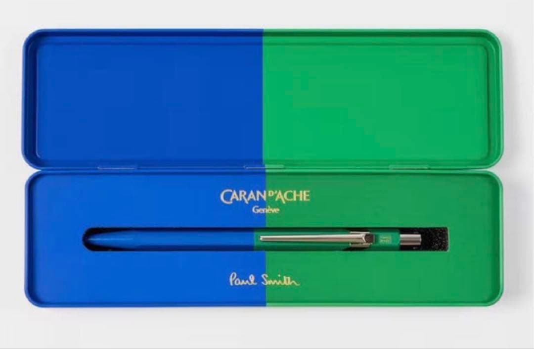Excellent CARAN d'ACHE Paul Smith Collaboration Ballpoint Pen