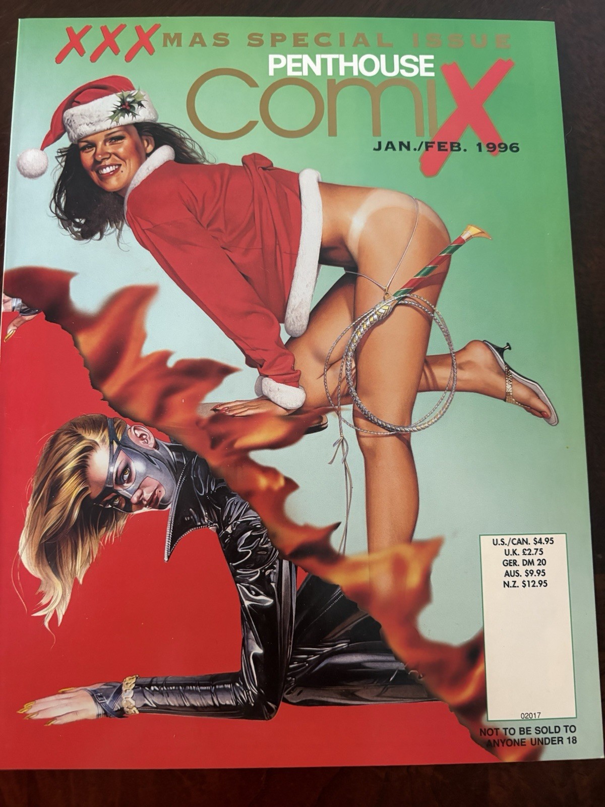 Penthouse Comix # 11 - X-Mas cover, Moebius & Jim Steranko art