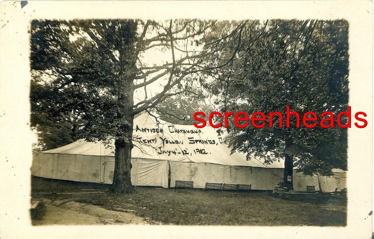 C1912 RPPC PHOTO YELLOW SPRINGS OHIO 