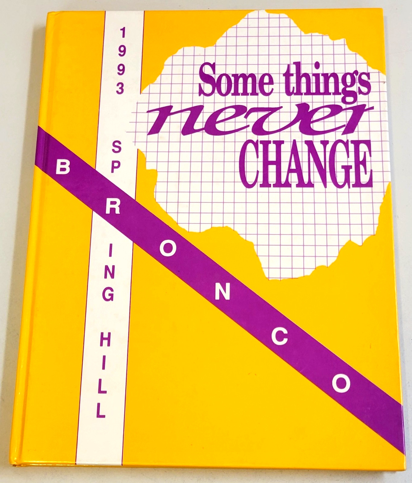 1993 SPRING HILL HIGH SCHOOL~Spring Hill Kansas '93 Bronco Annual H.S. YEARBOOK