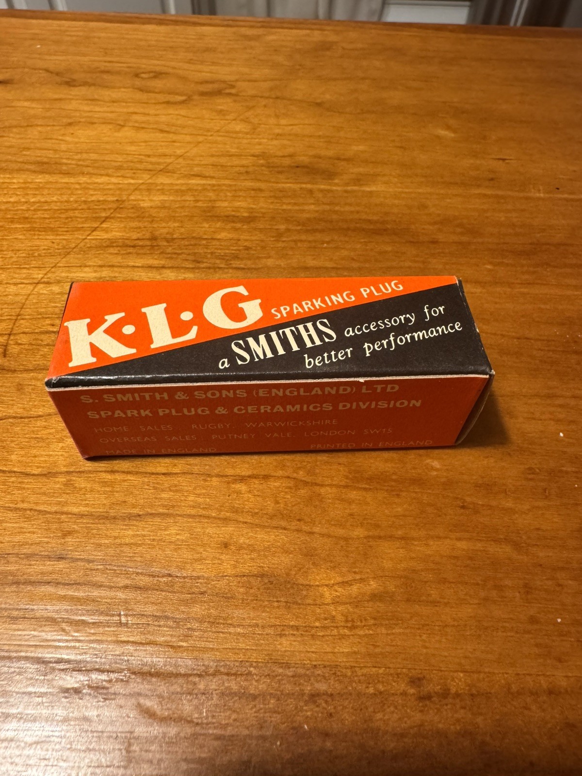 Vintage KLG Spark Plug F- 70 (1970s) - Original Packaging - Made in UK   