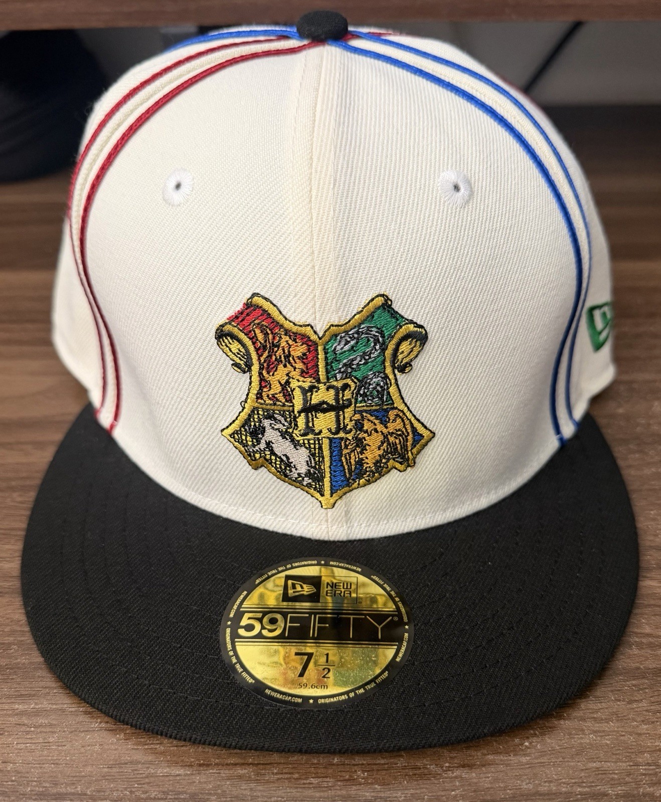 Myfitteds x New Era 59FIFTY Harry Potter Hogwarts Crest Fitted Size 7 1/2