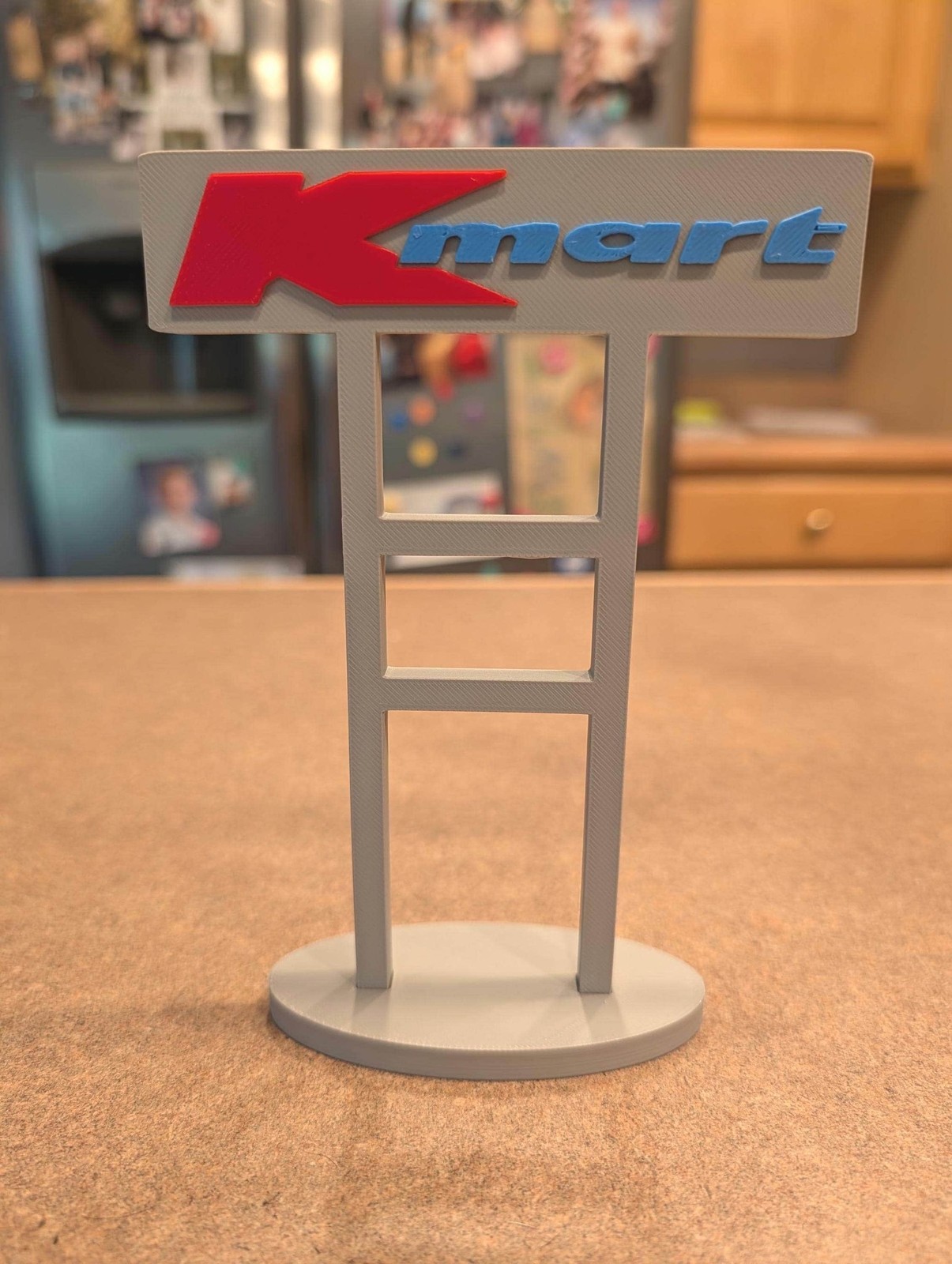 Vintage Kmart Store Sign Replica | 3D Printed Retro Department Store Decor