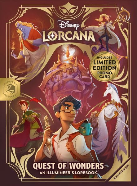 Disney Lorcana Quest Of Wonders An Illumineers Lorebook Promo Card PRESALE 10/13
