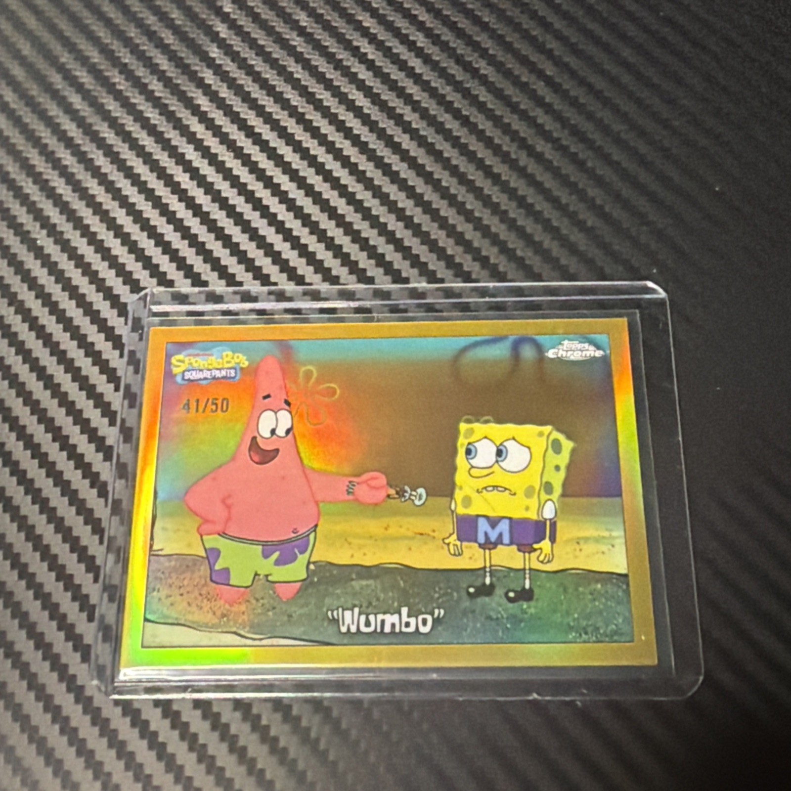 2025 Topps Chrome SpongeBob Wumbo Gold /50 SSP
