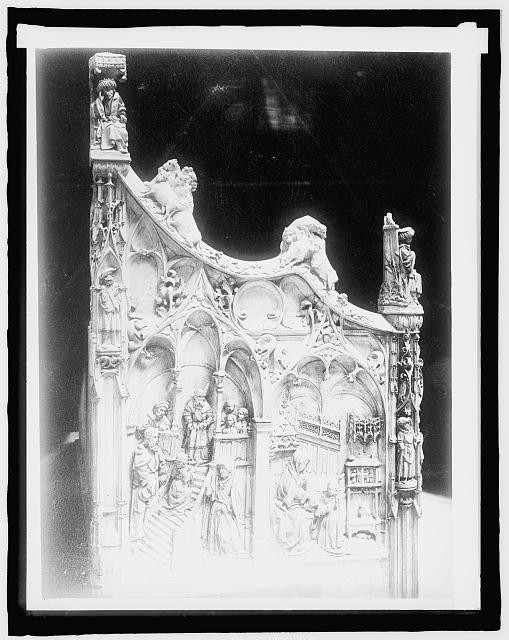 Photo:France Amiens Cathedral Detail 1916 1917