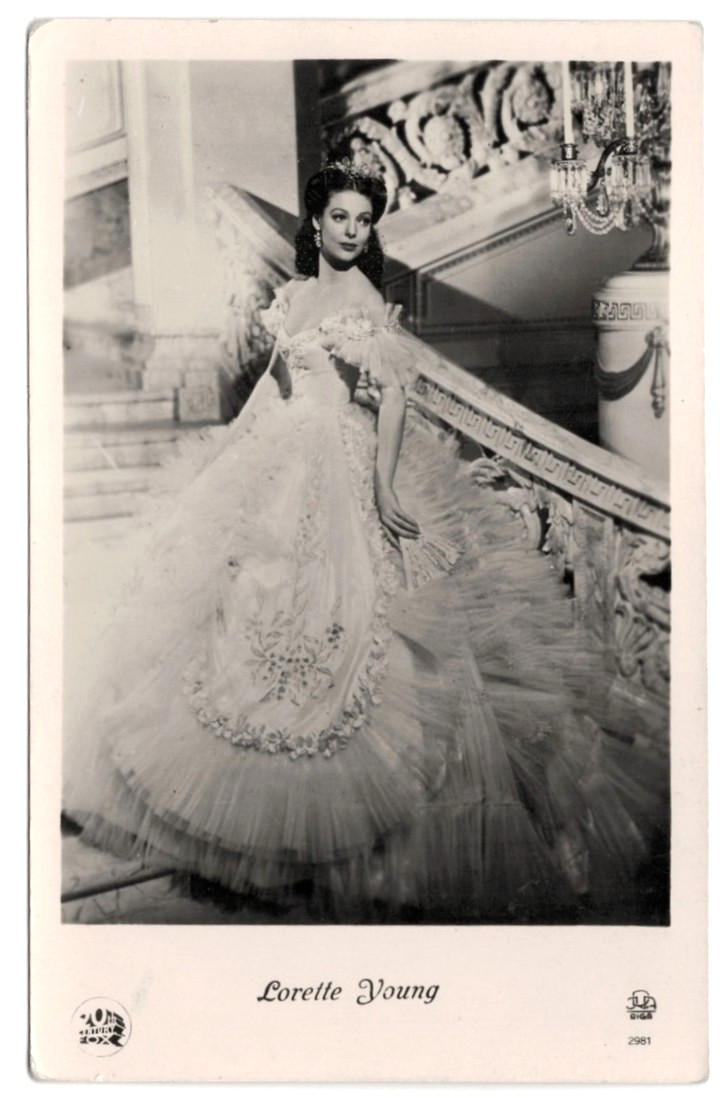 UNUSED LORETTA YOUNG (1913-2000) AMERICAN ACTRESS &HOLLYWOOD LEGEND