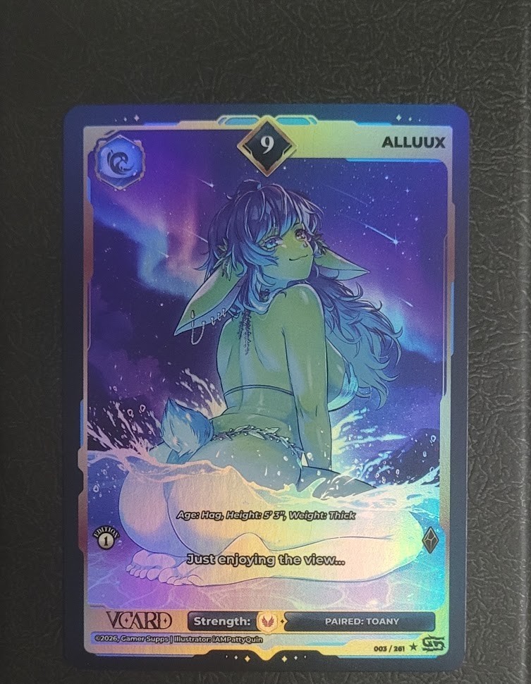 Vcard Fractured Paradox First Edition Rare Singles (Holo/Power Level 9\'s)