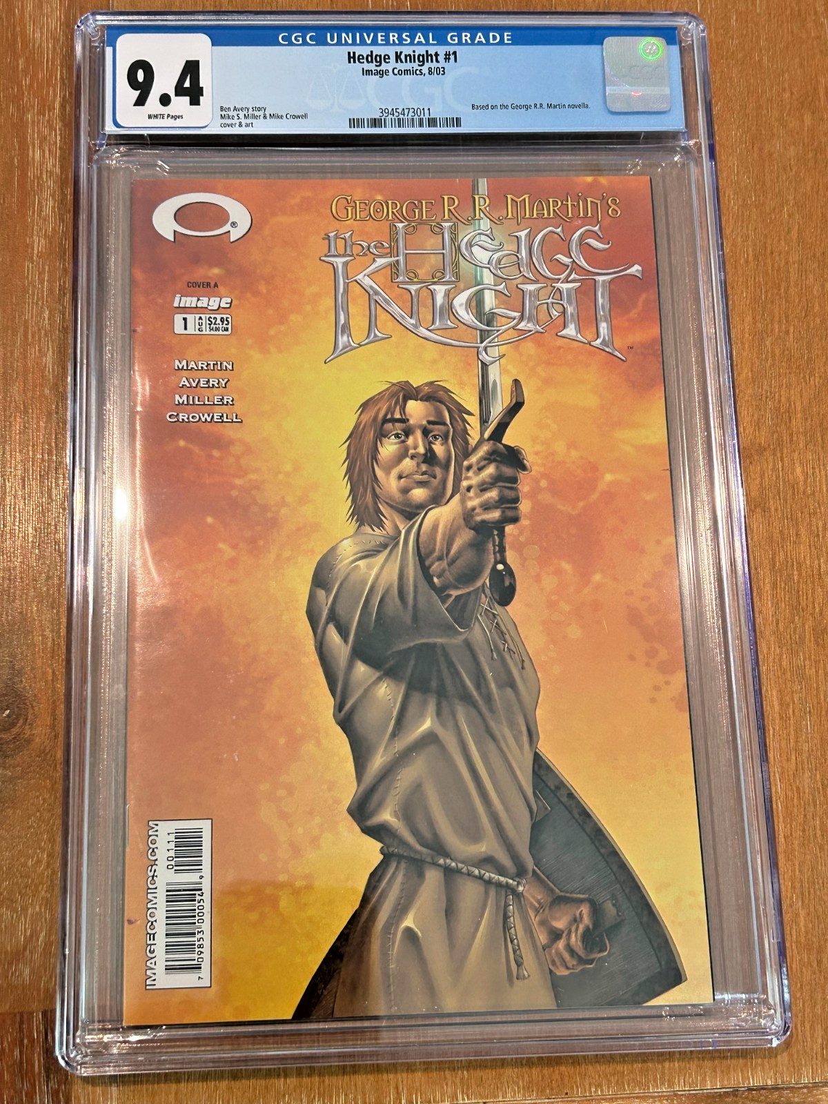 The Hedge Knight #1 CGC 9.4 -  1st Dunk & Egg HBO Seven Kingdoms Game Of Thrones