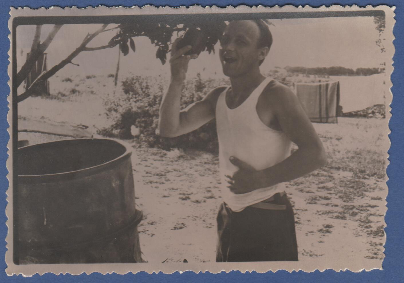 Beautiful Guy in T-shirt, bulge Soviet Vintage Photo USSR