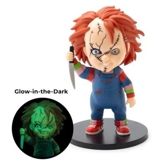 CultureFly Chucky Glow in the Dark 4.5in Vinyl Figure Child\'s Play-  New in box
