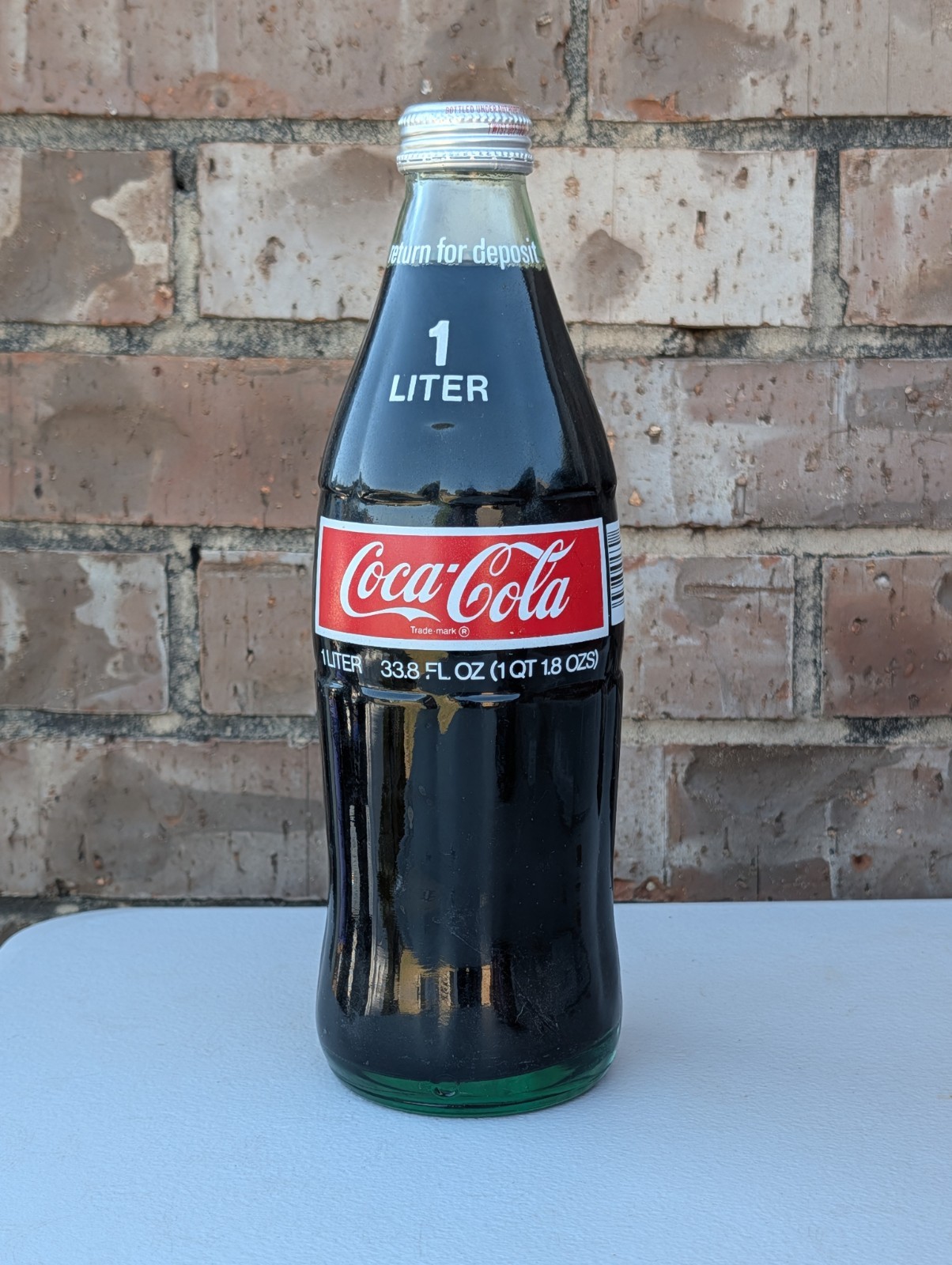 Vintage 1 Liter Coca Cola Bottle Fully Original Sealed With Original Contents