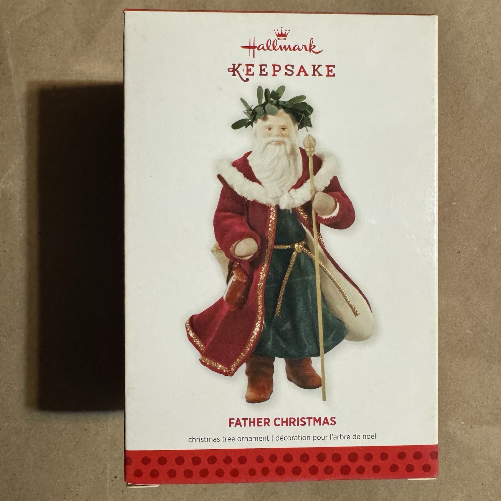 Hallmark Keepsake Ornament Father Christmas 2013 #10 In Santa Series NIB