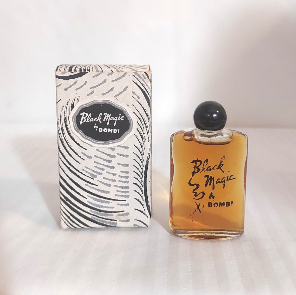 Vintage Black Magic by BOMBI NY Perfume 1/4 oz in Box