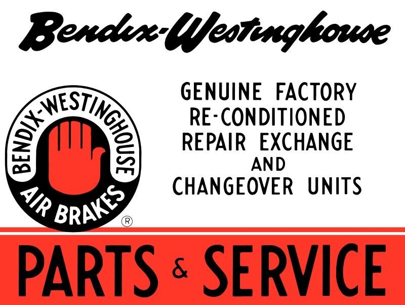 Bendix Westinghouse Brake Service NEW Metal Sign 24\