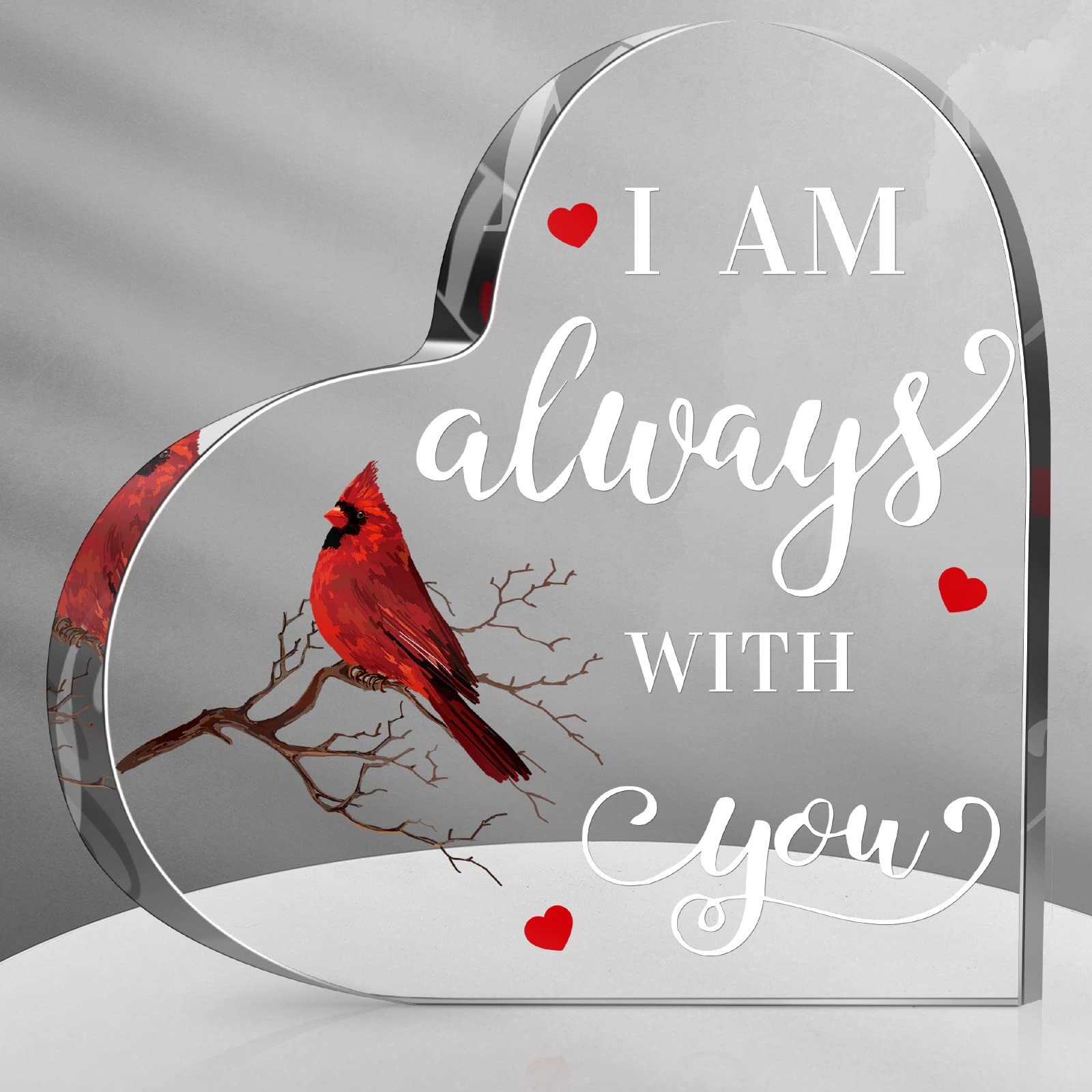 Red Cardinal Gifts, Cardinal Decor, I Am, 5.95 x 6 x 0.6 Inches Red Cardinal Gifts, Cardinal Decor, I Am, 5.95 x 6 x 0.6 Inches
