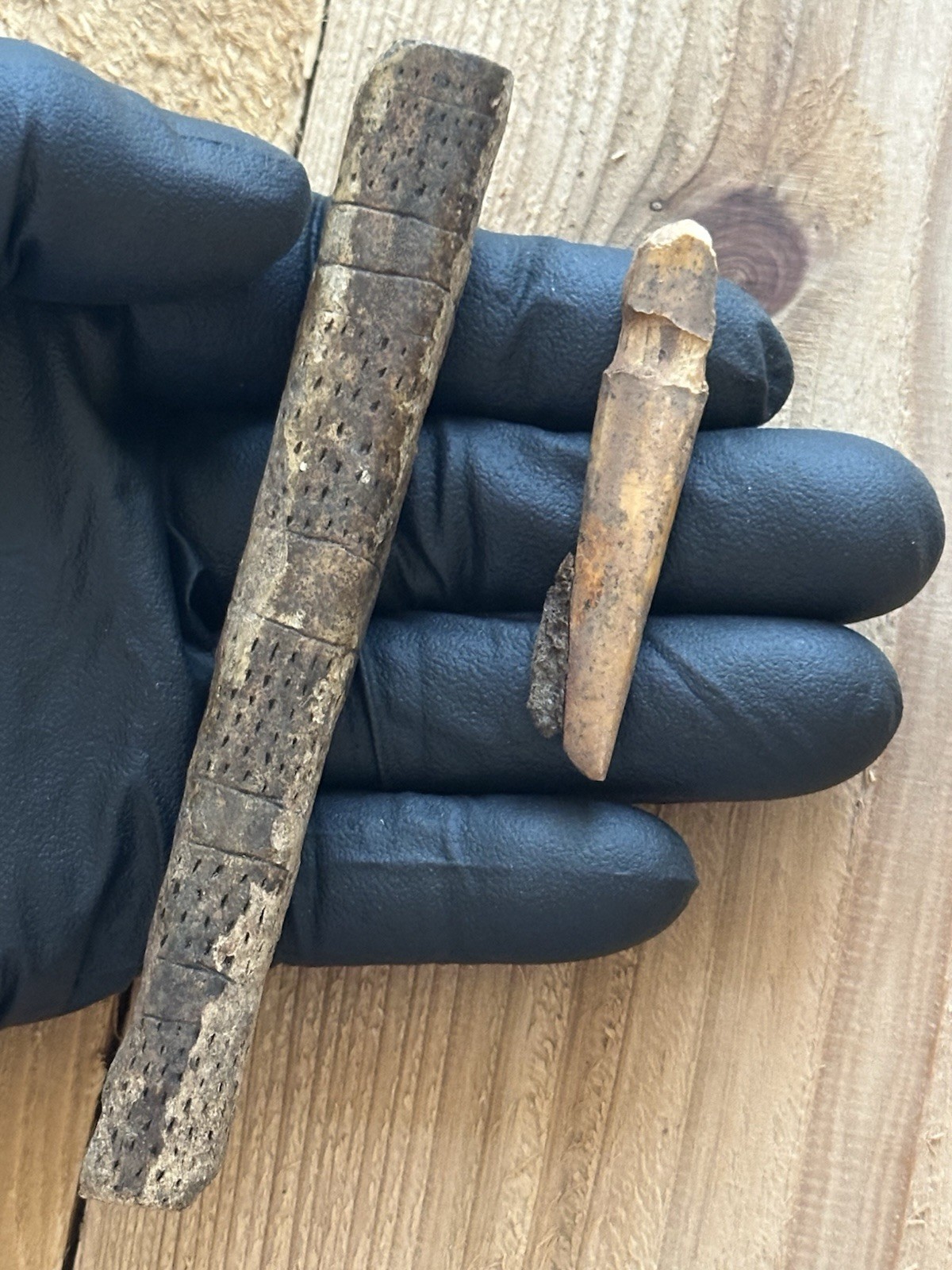 Tomachee Artifacts 👣 ESKIMO INUITS RARE ORIGINAL NEEDLE CASING ETCHING KNIFE🔥