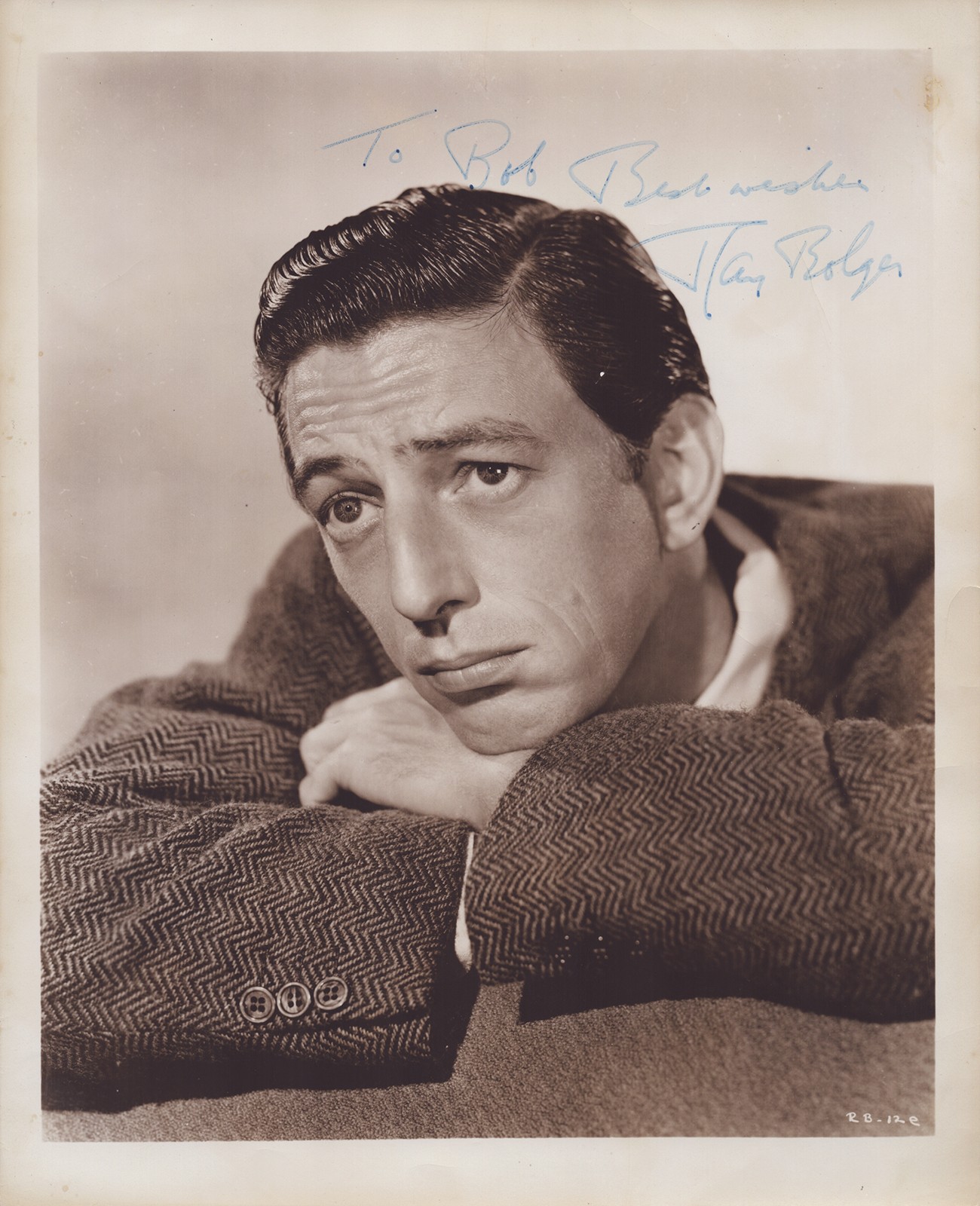 RAY BOLGER - AUTOGRAPHED INSCRIBED PHOTOGRAPH