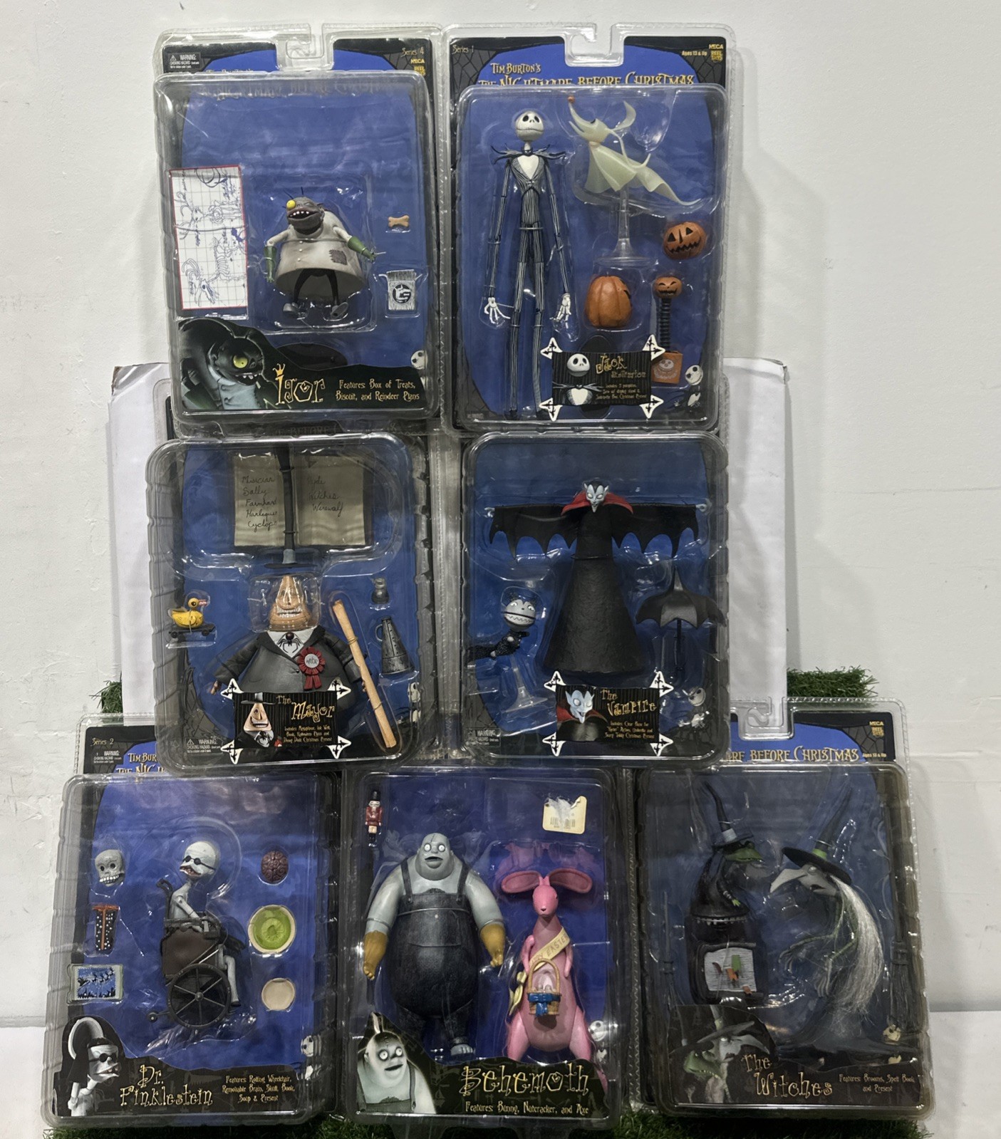 Tim Burton’s Nightmare Before Christmas NECA Lot Of 7
