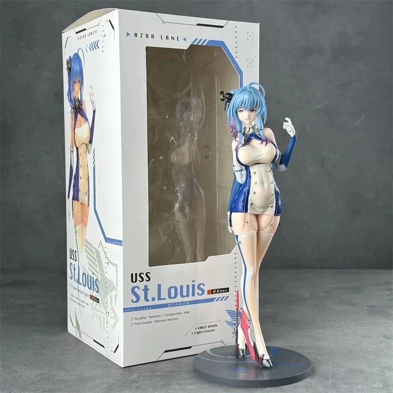 Azur Lane USS St. Louis Ice Blue Ver Anime Figure PVC Beautiful Girl Collectible