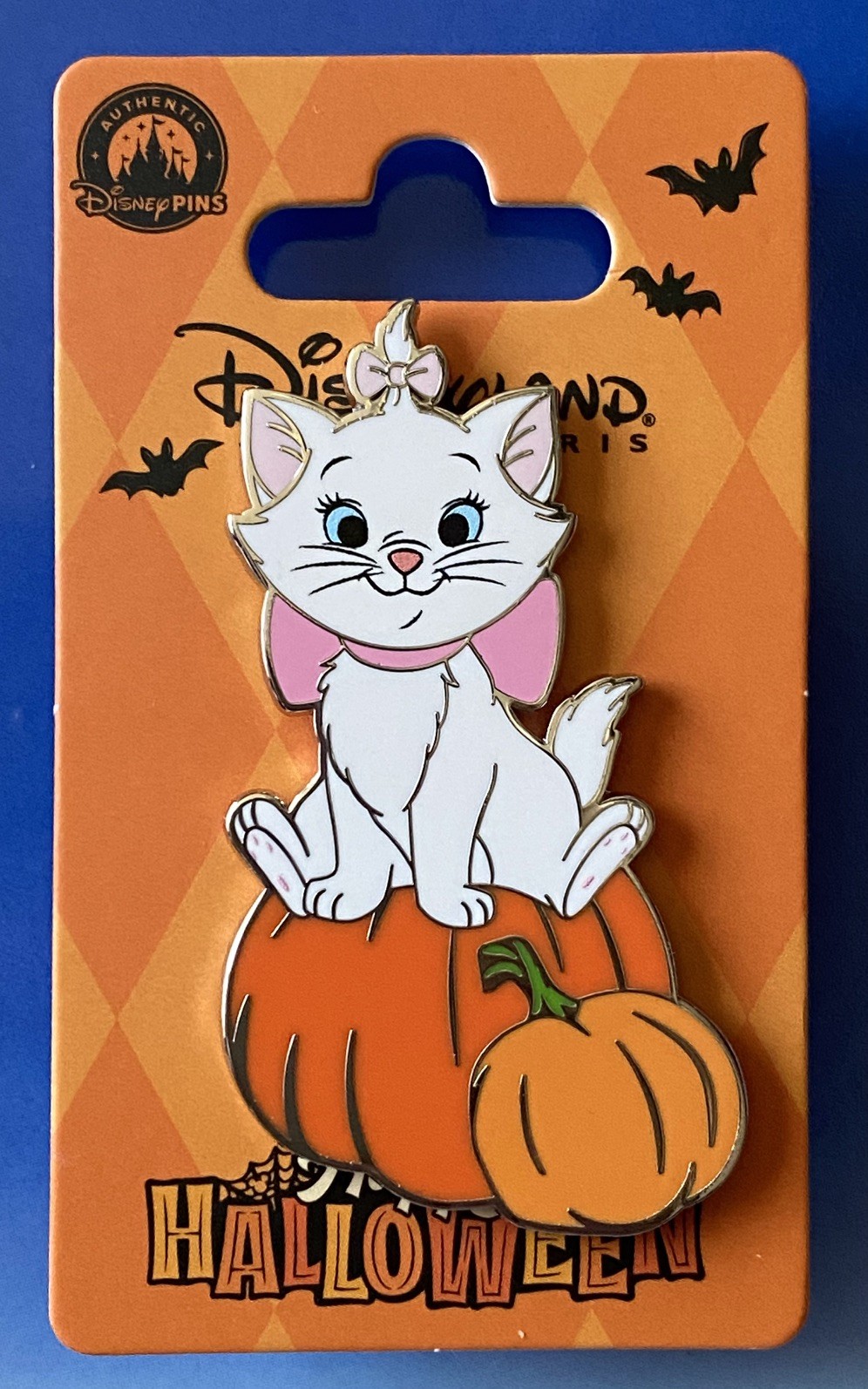 MARIE with Pumpkins ~ Aristocats ~ Halloween 2026 Pin Disneyland Paris New 
