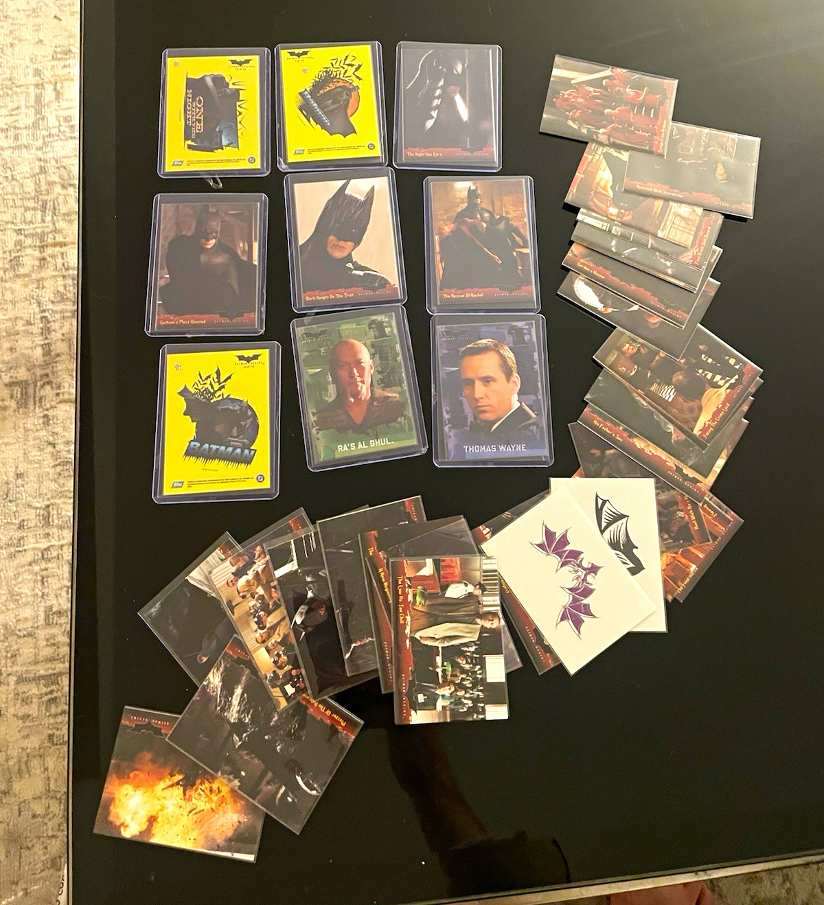 2005 Topps Batman Begins Batman Pack New Lot 36 Cards Ra's al Ghul Sleeved