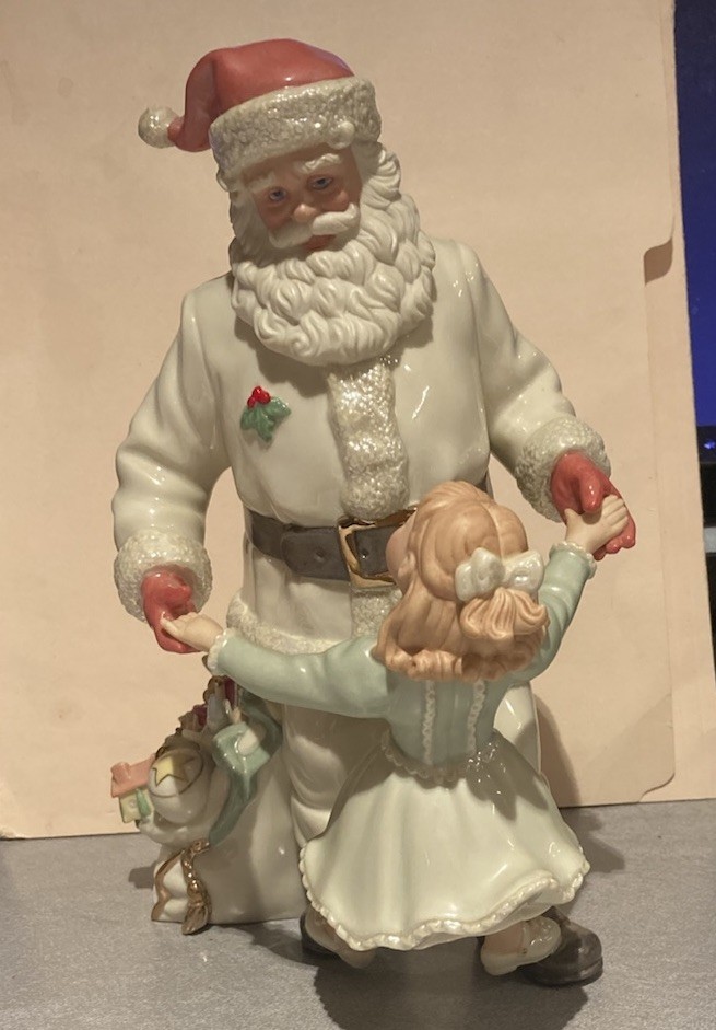 Lenox Christmas Holiday Santa’s Magical Dance Beautiful Large Figurine Ex Cond