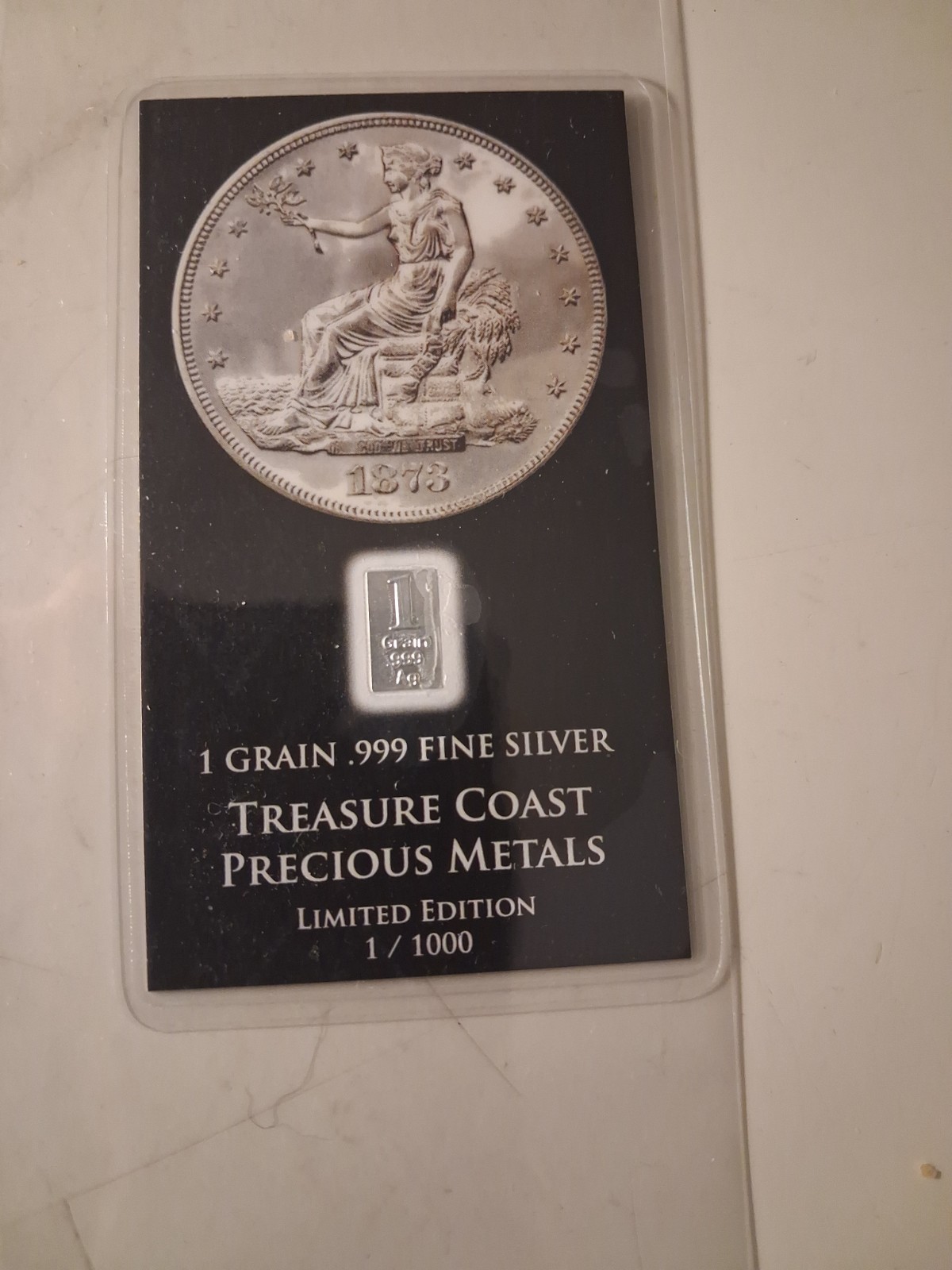 SLING'S 🪙 RARE 1829 Promissory Note Plus 1Grain SILVER Bar
