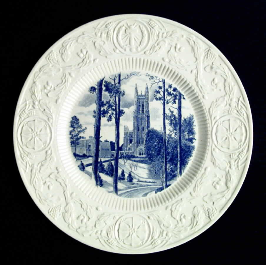 Wedgwood Duke University Blue Dinner Plate 4582067