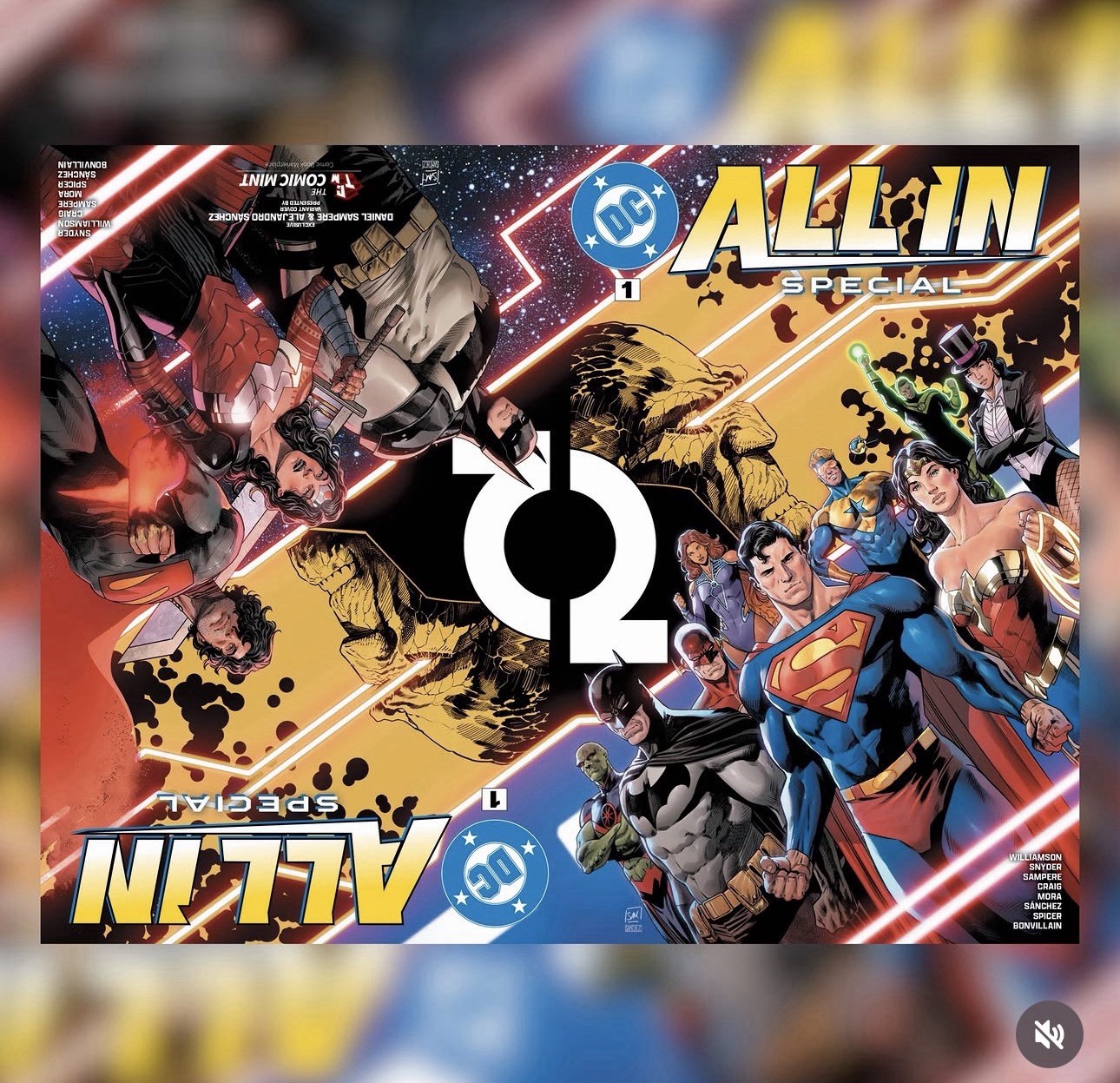 DC All In Special #1 Alpha Gold Foil Wraparound Secret Drop 2026 NYCC PRESALE 