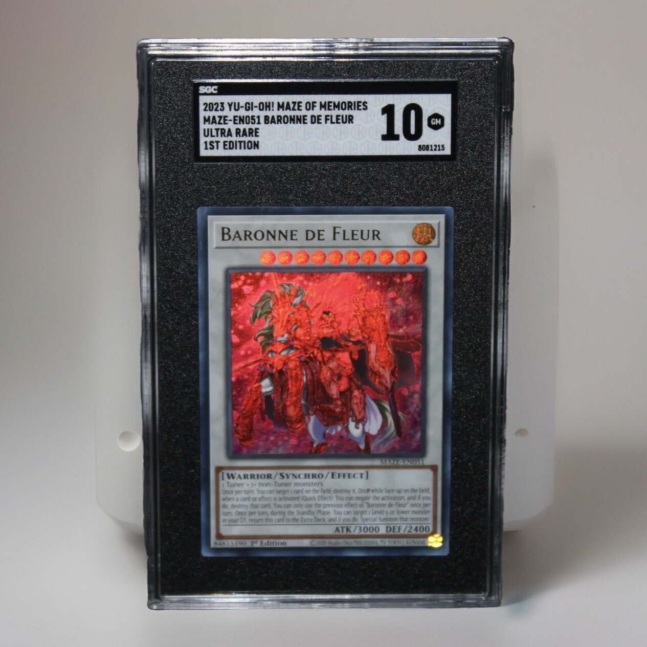10 GEM - Baronne De Fleur - MAZE-EN051 1st Edition Ultra Rare