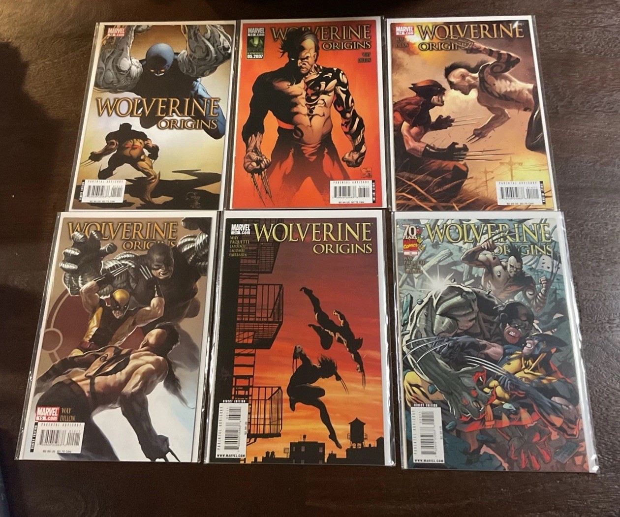 Wolverine Origins #12,13,14,15,31,32 VF-NM Marvel Comics Wolverine Lot Of 6
