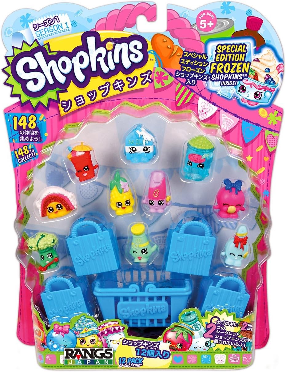 Shopkins RANGS Season 1 (12-Pack) Collectible Toy Figures - Styles Vary F/S  14+