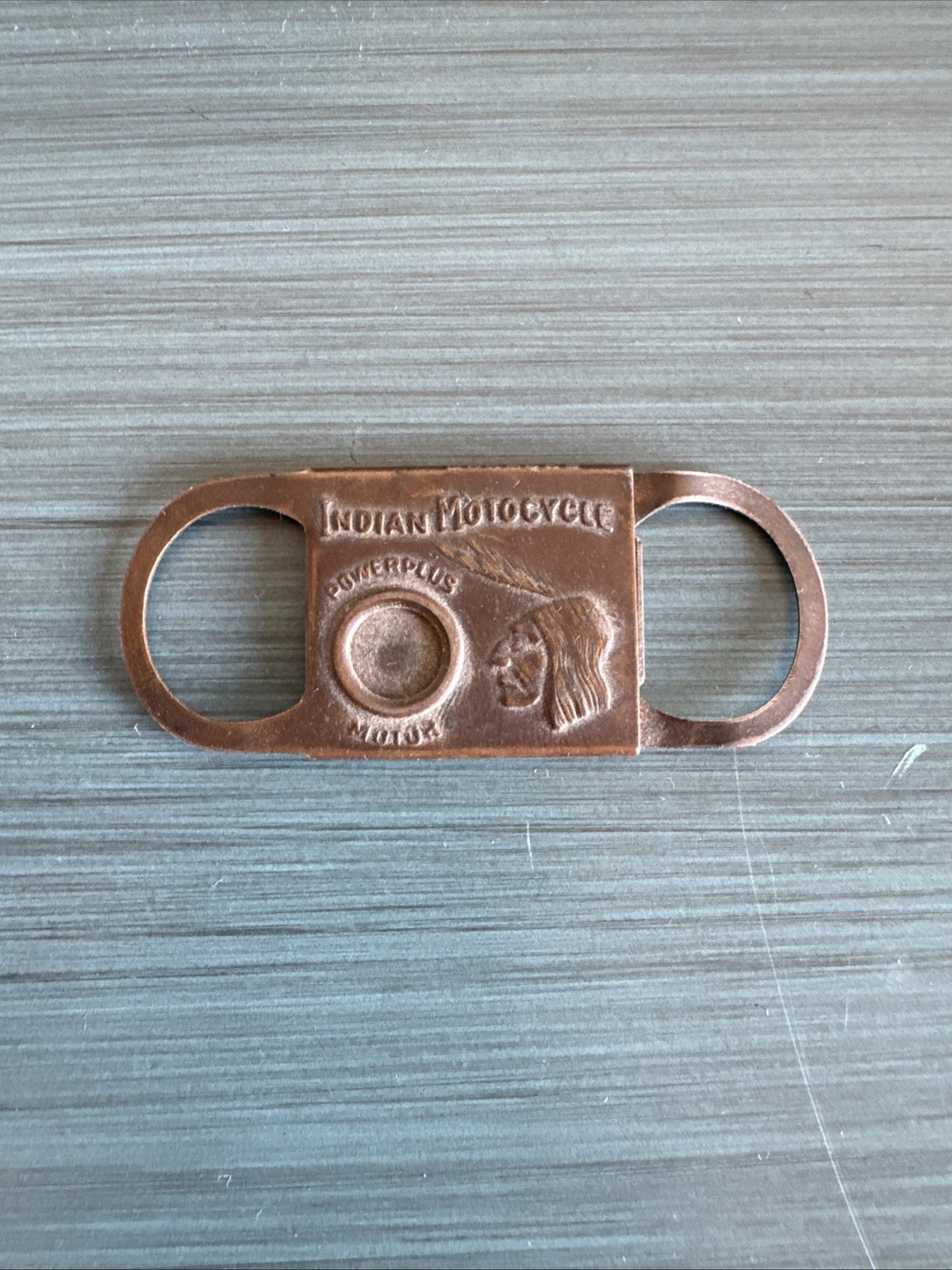 Rare Early 1900s Indian Motorcycles Copper Cigar Cutter Hendel Mfg