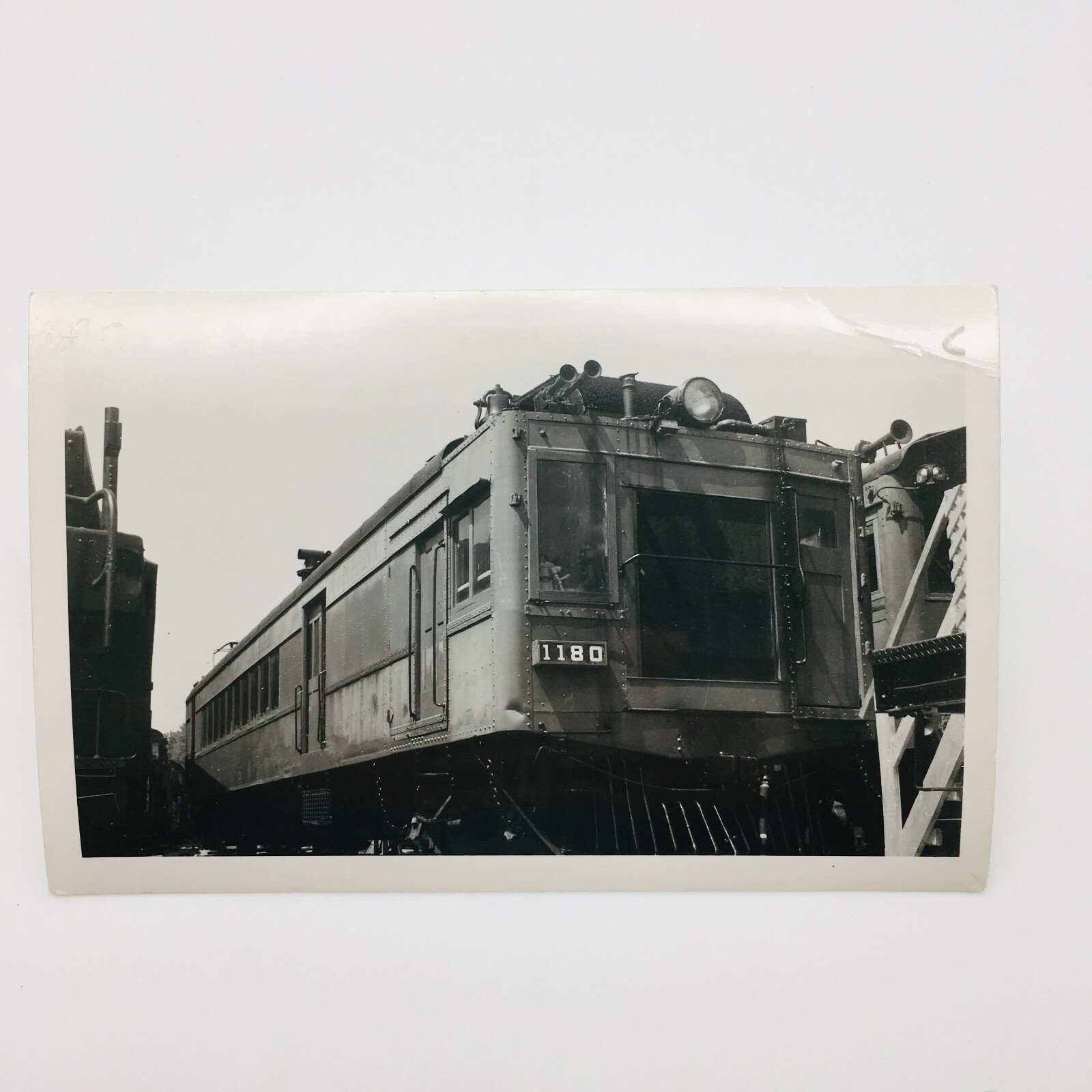 Motor Car 1180 Railroad Train Passenger RPPC