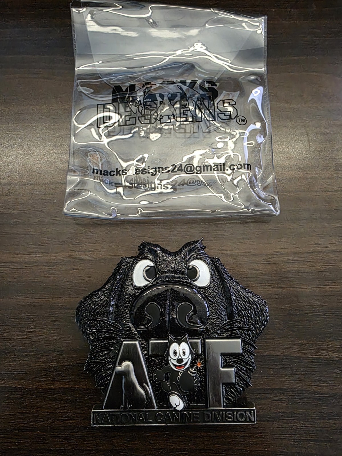 🔥RARE🔥 Macks Designs ATF National Canine Bomb Division Dog Challenge Coin 🔥