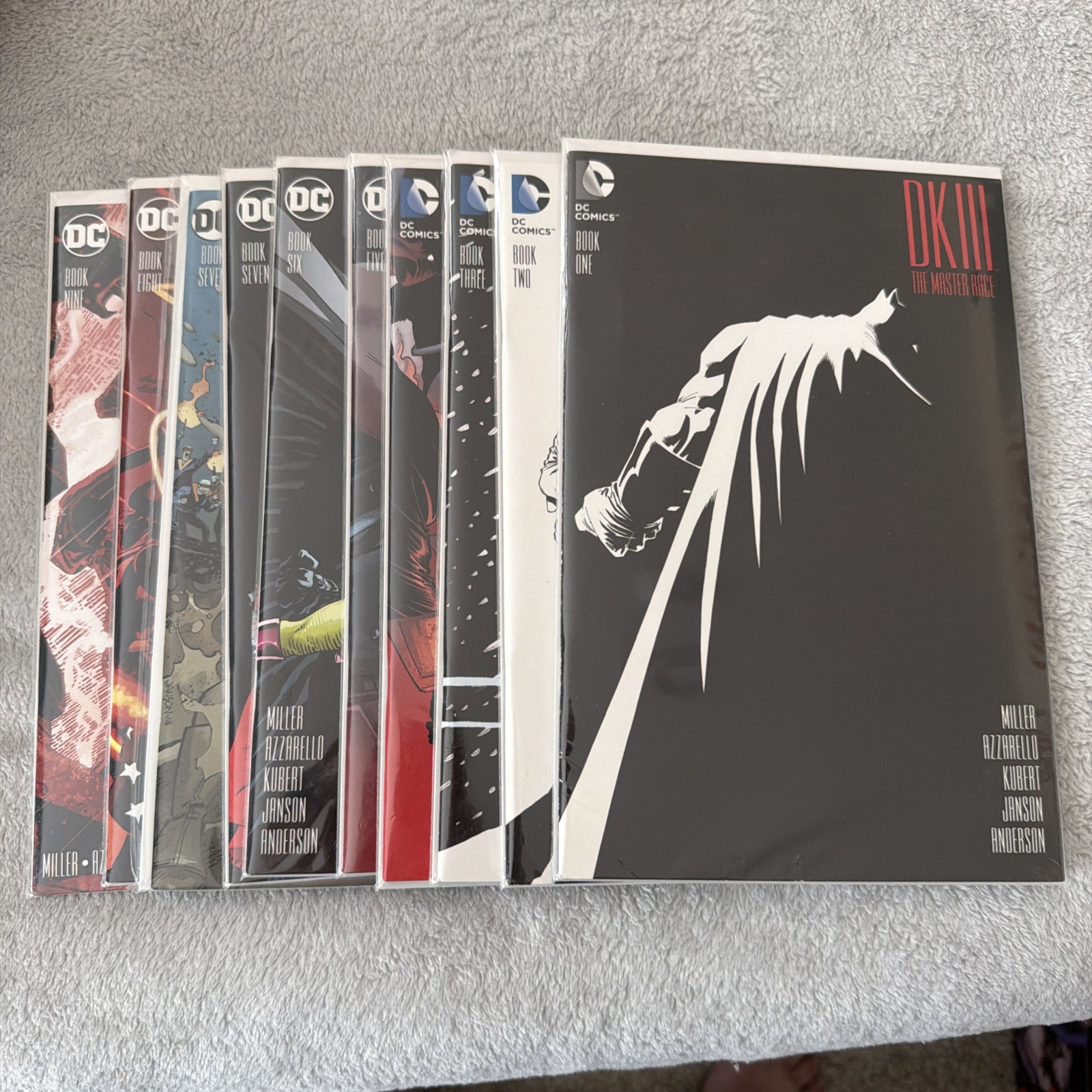 Batman Dark Knight III DK3 Master Race #1-9 Full Set DC Comics 2015