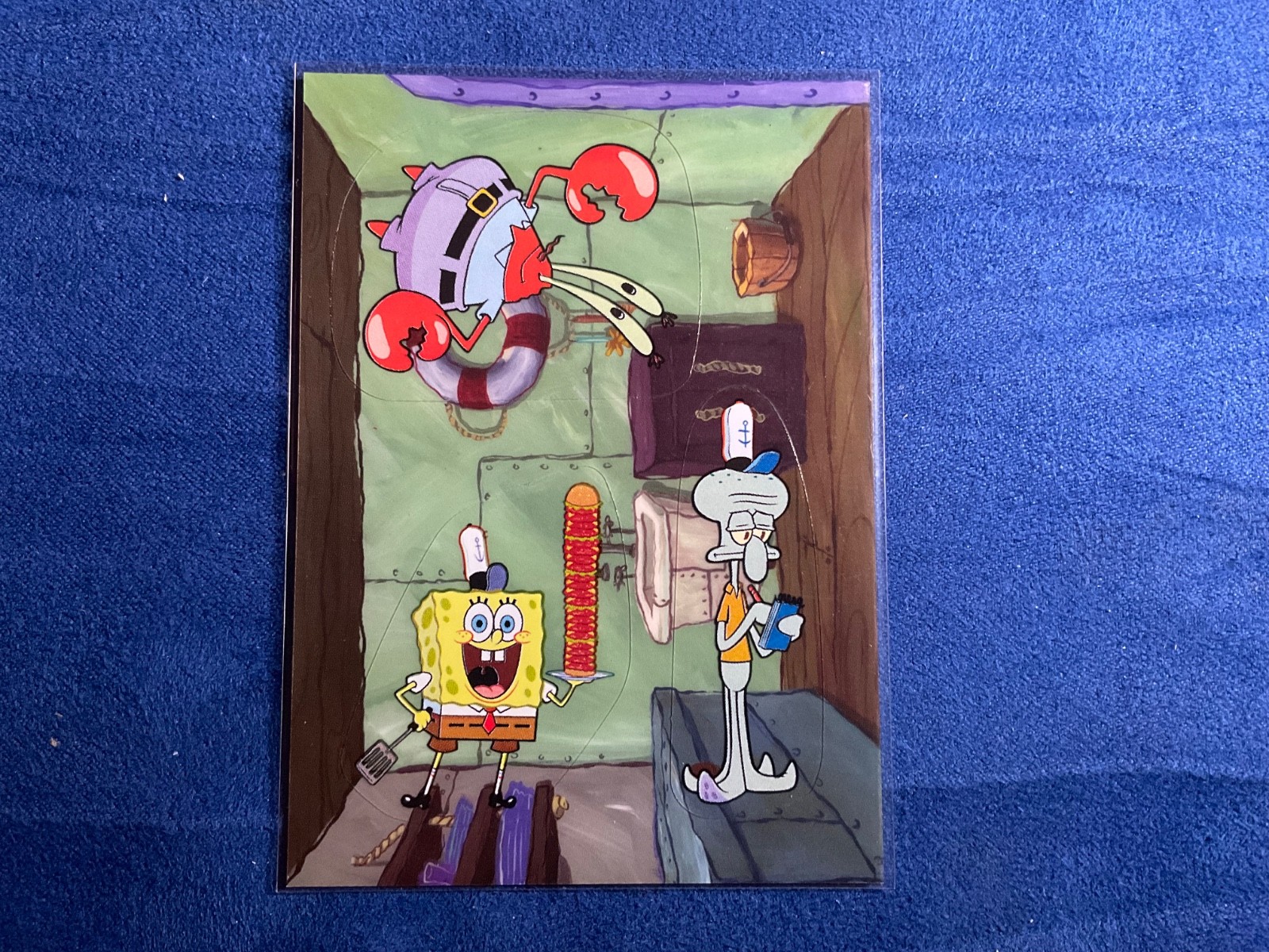 2009 topps spongebob squarepants Create A Scene card #1 from the set of 10 Nm-Mt
