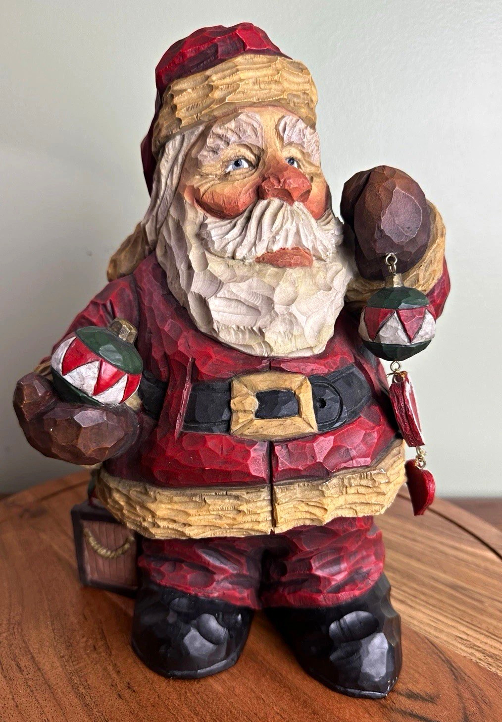 Craig Kirkwood Laramie WY Santa Figurine 12\