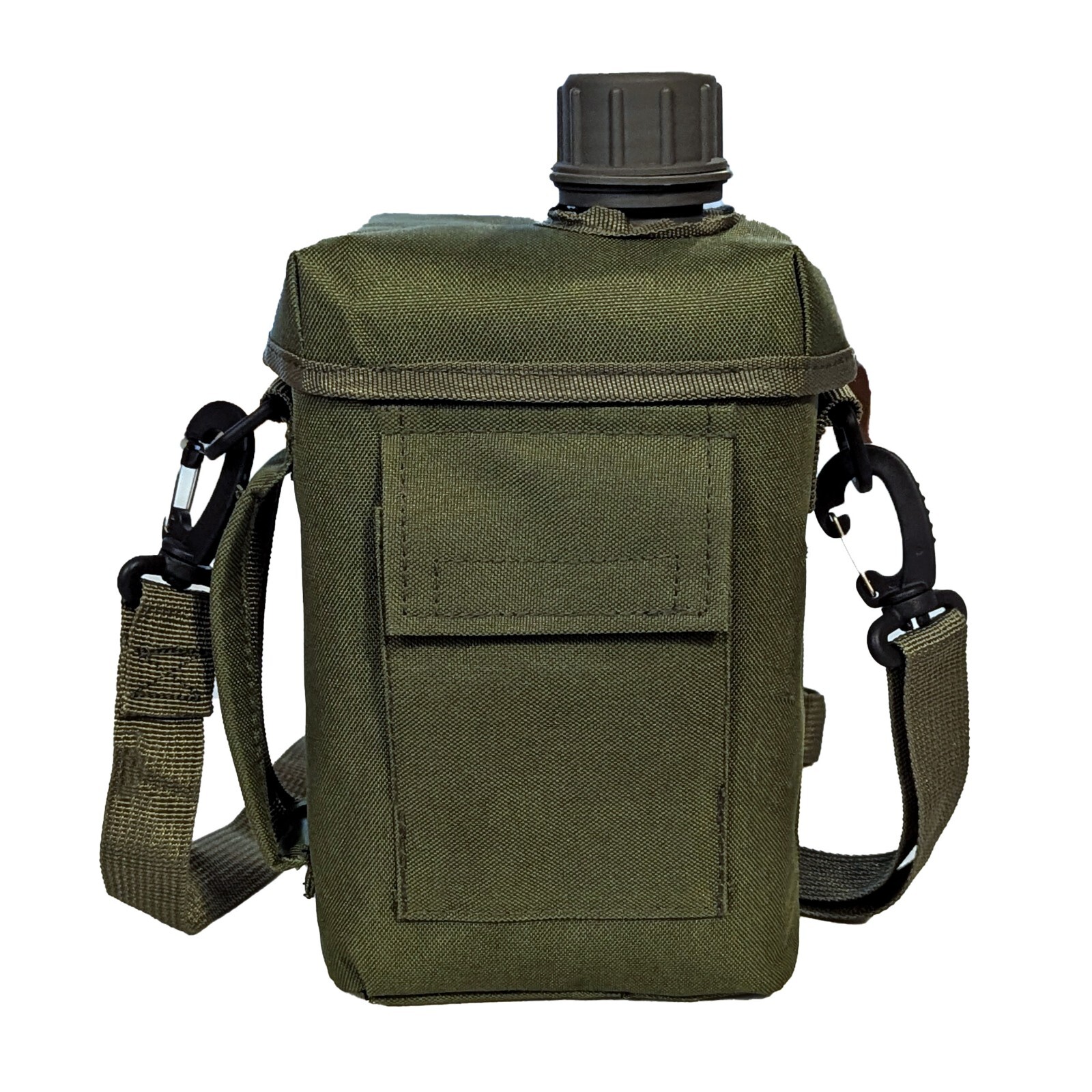 2L Military-Grade Square Canteen with Insulated Case & Shoulder Strap – BPA-Free