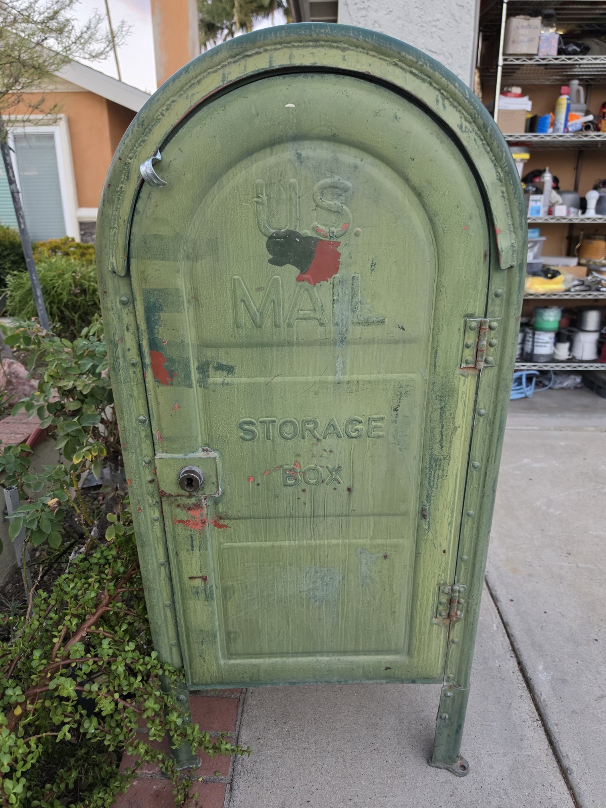 1950 Vintage USPS Storage Box Postal Mail (W-26\