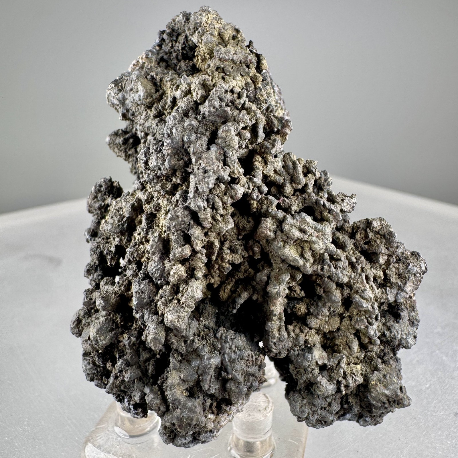 Acanthite ps. Stephanite & Pyrargyrite: Porco, Agua de Castilla, Bolivia- Rare
