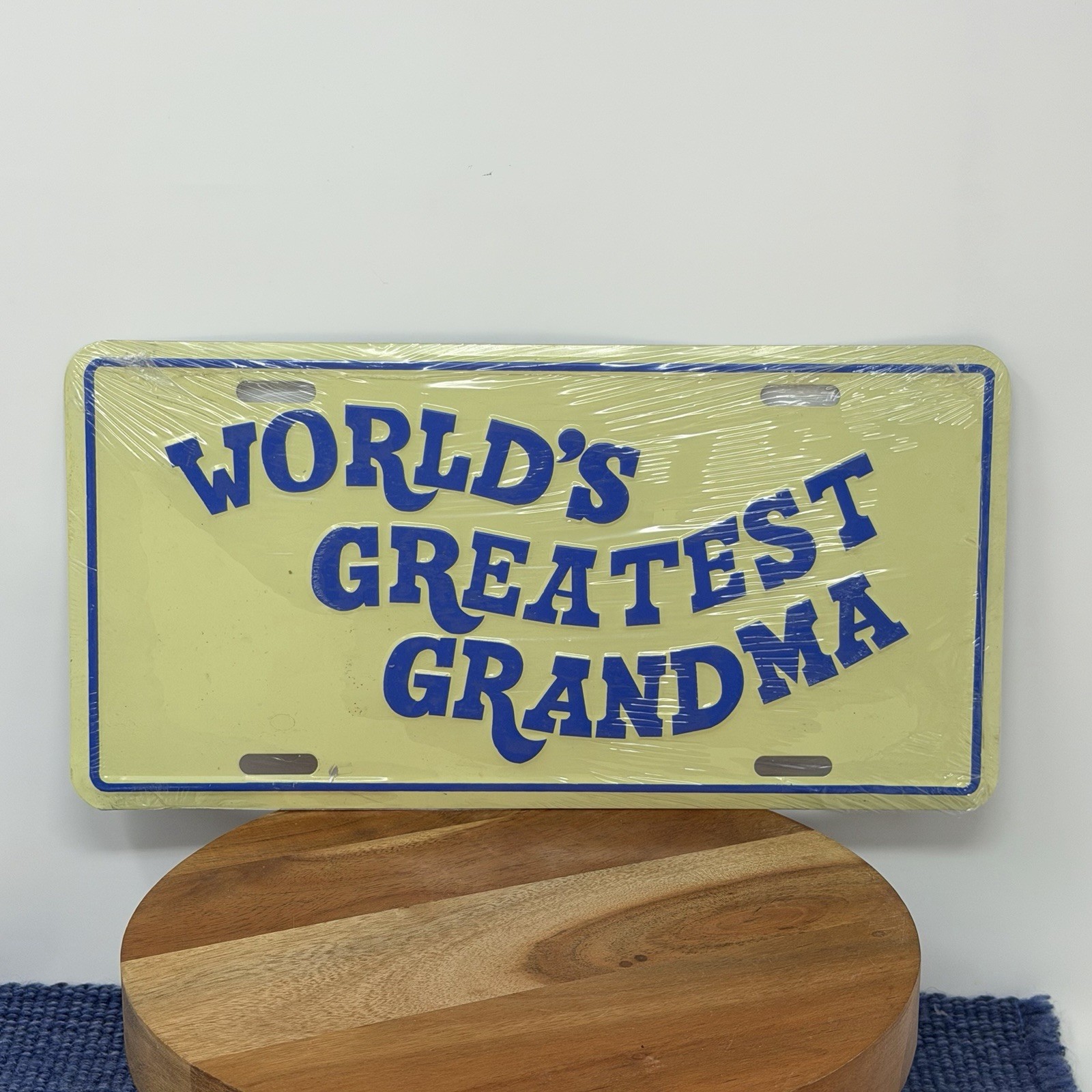World's Greatest Grandma  Novelty License Plate Aluminum Metal Auto Grandmother 