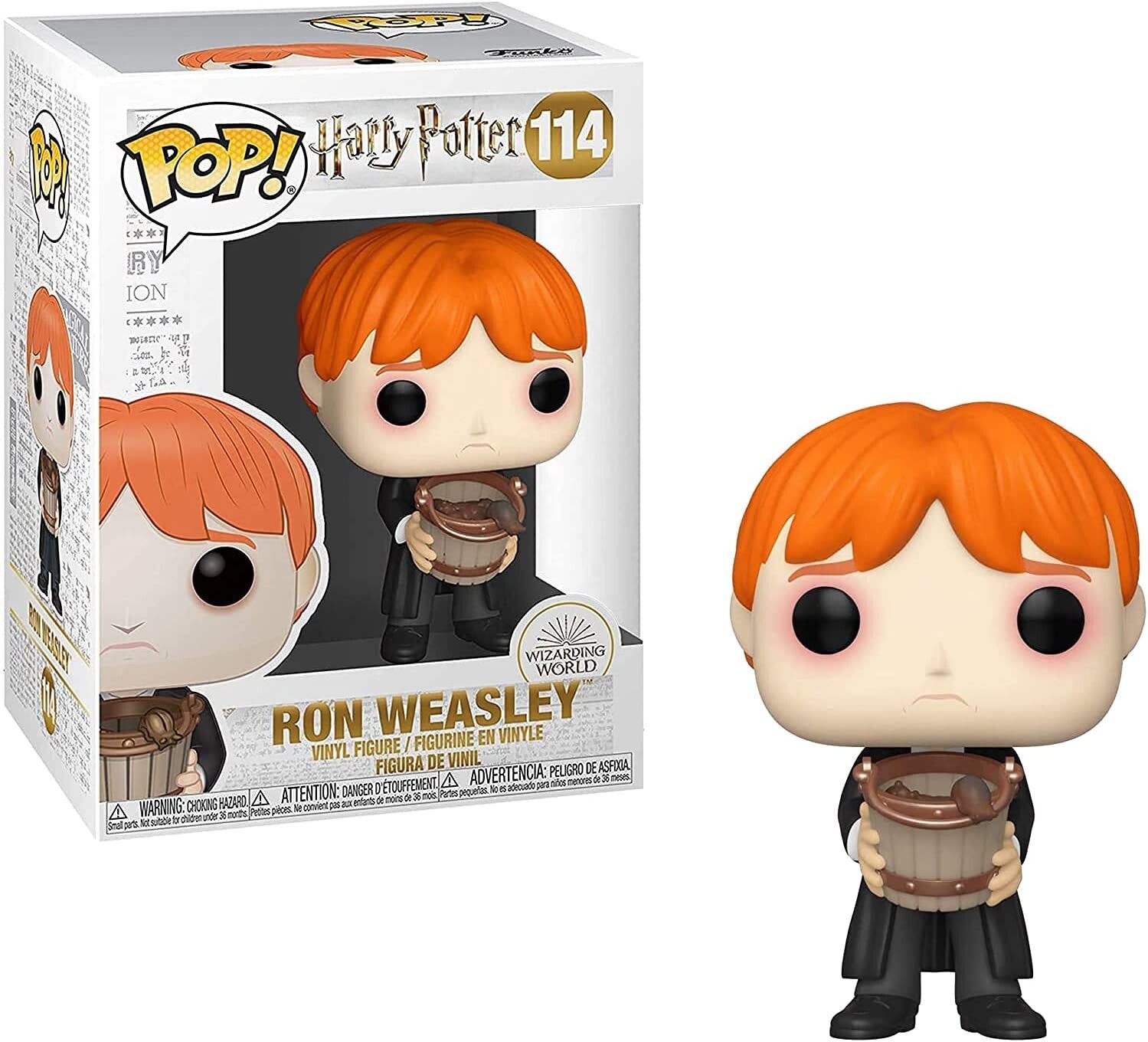 Funko Pop Harry Potter: Harry Potter - Ron Puking Slugs with Bucket #114 #48066
