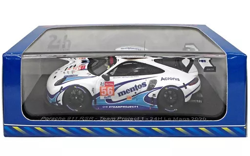 1/43 Spark Porsche 911 RSR Team Project 1 Le Mans 2020 #56 S7987 Diecast Model