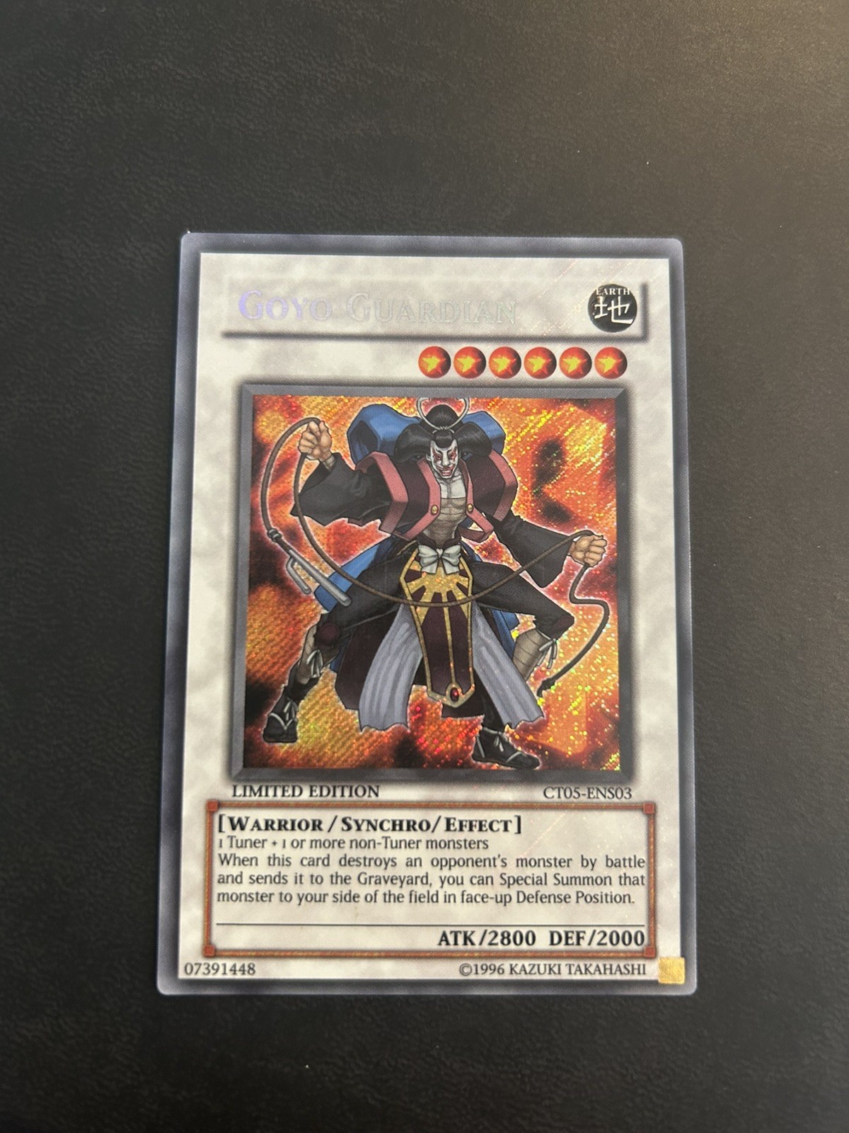 Yu-Gi-Oh CT05-ENS03 Goyo Guardian (Limited Edition) Secret Rare, LIGHT PLAY