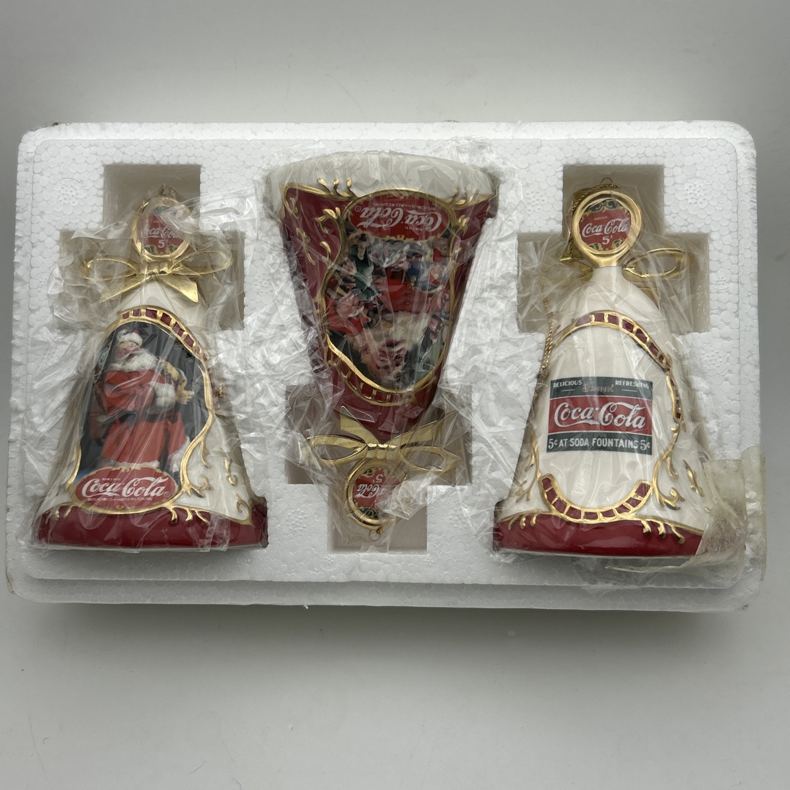Bradford Coca-Cola Holiday Heirloom Porcelain Ornament Collection 2nd Issue