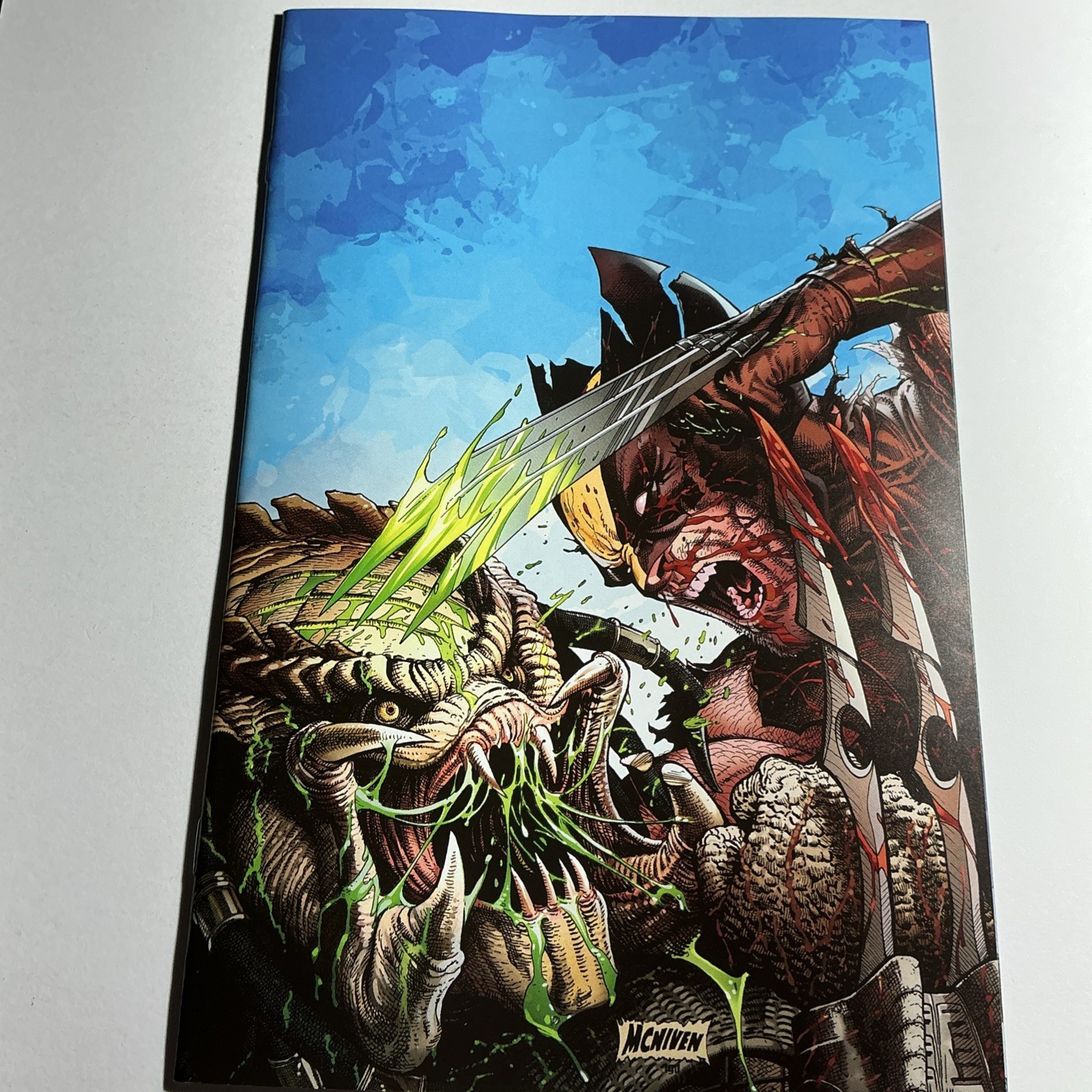 Predator vs Wolverine #1 Marvel 2nd Print 1:25 Steve McNiven Virgin Variant NM+